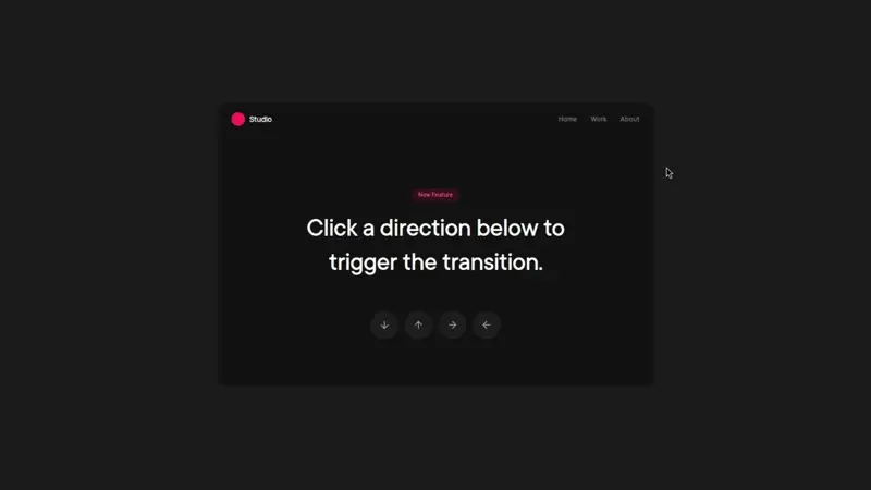 Staggered Page Transition